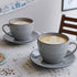 Grey Marble Cappuccino Cup Saucer Set Of 2 - The Earth Store - Cup Sets